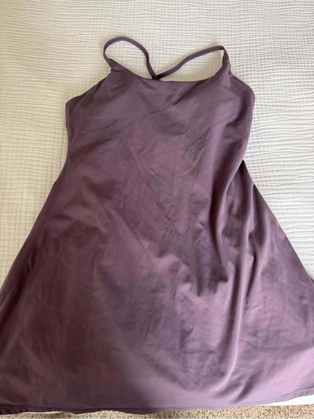 HALARA Mauve Purple Strappy A-Line Dress